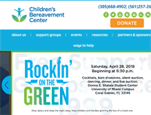 Tablet Screenshot of childbereavement.org